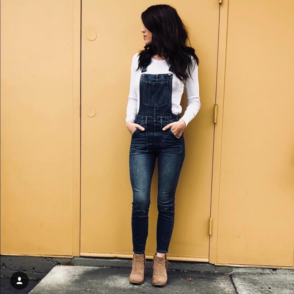 Madewell skinny Overalls